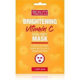 Beauty Formulas Vitamin C Brightening Face Sheet Mask