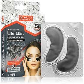 Beauty Formulas Eye Patches Charcoal Hydrogel 6st