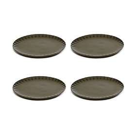 Serax Inku tallrik M Ø21 cm 4-pack Green