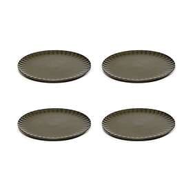 Serax Inku tallrik L Ø24 cm 4-pack Green