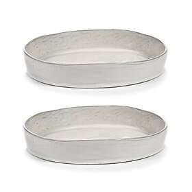 Serax La Mère deep Plate M Ø23 cm 2-pack Off white