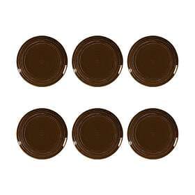 Seltmann Weiden Terra tallrik Ø22.7 cm 6-pack Earth Brown