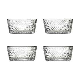 Iittala Tundra Bowl 25 cl 4-pack Clear