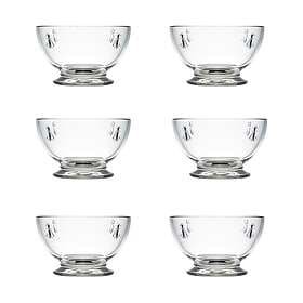La Rochère Abeille Bowl 6-pack Clear