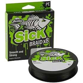 Berkley Sick Braid 300m Black 0.10mm Høyytelses supermykt multifilament snøre