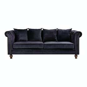 Venture Design Velvet 3-seatersoffa Svart