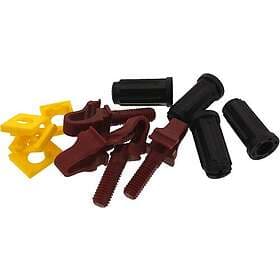 DirekTronik Rackstuds V2 Red/brown 100-pack R100