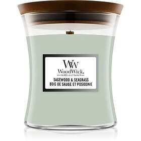 WoodWick Sagewood & Seagrass Scented Candle 275g