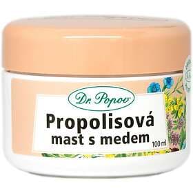 DR . Popov Herbal ointments Propolis with honey Salva För kliande och irriterad 
