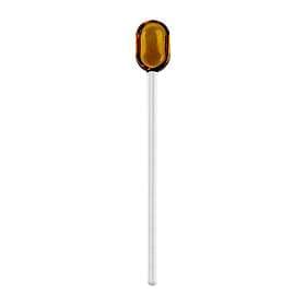 Muurla lattesked glas 15.5 cm Yellow-clear