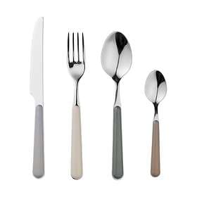 Broste Copenhagen Marstal cutlery Set 8 pcs Grey tones