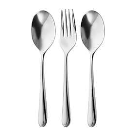 Robert Welch Kingham Bright serveringsbestick 3 pcs Stainless Steel stål