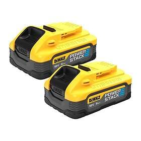 Dewalt Batteri Powerstack DCBP518H2; 18 V; 5.0 Ah; Li-ion; 2 st.