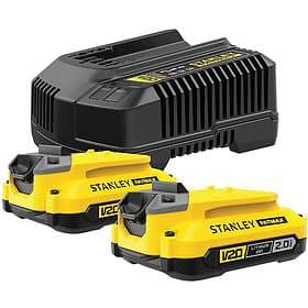 Stanley V20 18V 2x2.0Ah Charger