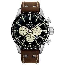 TW Steel VS120 Men's Volante Black Chronograph Dial Watch
