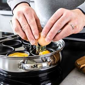 Kitchen Craft Pocheringsgryta 6 egg non-stick Fry Pan