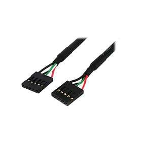 StarTech .com 5 Pin USB 2.0 Header 18 in USB IDC Motherboard Header Cable F/F (U