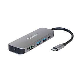 D-Link DUB-2325 6-i-1 USB-C Hub