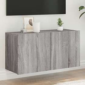 vidaXL Väggmonterad TV Stand grå sonoma 80x30x41 cm 836962