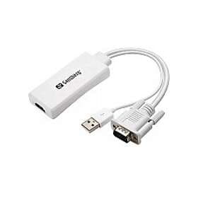 Sandberg VGA+Audio To HDMI Converter
