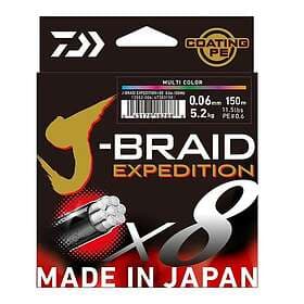 Daiwa J-BRAID EXPEDITION×8E 0.13ｍｍ-150m SMASH ORANGE
