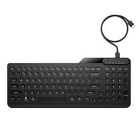 HP 400 Backlit Wired Keyboard