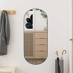 vidaXL Oval Mirror 30x70cm Glass