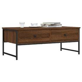 vidaXL Coffee Table Brown Oak 101x49x39.5cm Constructed Wood 837741