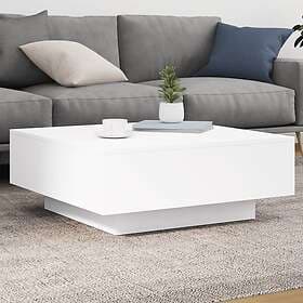 vidaXL Coffee Table White 80x80x31cm Constructed Wood 836581