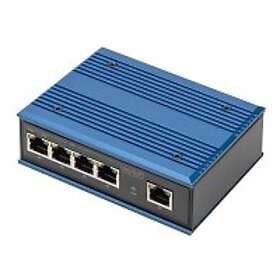 Digitus DN-651120 Industrial 4 Port Gigabit PoE Switch Unmanaged 1 Uplink