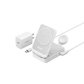 Anker MagGo Wireless Charging Station Foldable 3-in-1 B2557