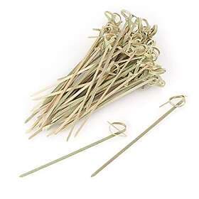 Fackelmann grillspets med knutar 10 cm 50 stycken bambu, beige, 10 x 0.1 x 0.1 c