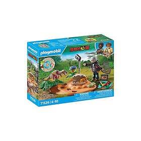 Playmobil Dinos 71526 Stegosaurus nest with egg thief