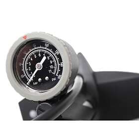 Giyo Floor Pump With Pressure Gauge Low Position Silver 160 Psi