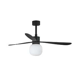 Amelia Takfläkt Ball LED-lampa svart