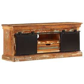 vidaXL TV Stand 110x30x45 cm solid reclaimed wood 247328