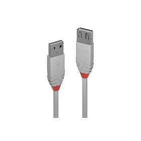 Lindy USB A - USB 2.0 3m Grey