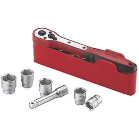 Teng Tools Hylsnyckelsats. with 1/2'' fyrkantsfäste. M1212N1