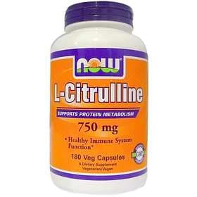 Now Foods L-Citrulline 750mg 180 Capsules