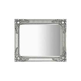 Be Basic Mirror Barock 50x60 cm Väggspegel barockstil silver 1346824