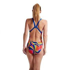 Speedo Allover Digital Leaderback Swimsuit (Women's)