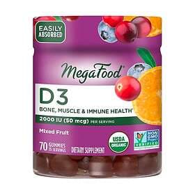 MegaFood D3 1000 IU Gummies