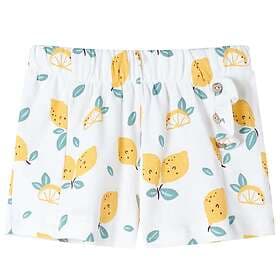 vidaXL Shorts för barn ecru 128 11502