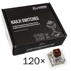 Glorious Kailh Box Brown switchar 120 kpl