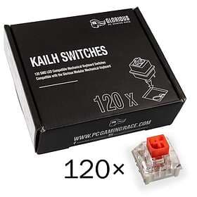 Glorious Kailh Box Red switchar 120 kpl