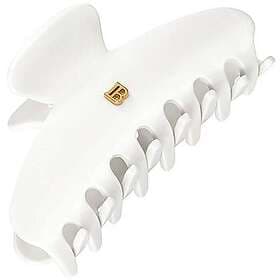 Balmain Cellulose Acetate Pince à Cheveux Medium White