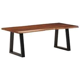 vidaXL Soffbord honungsbrun 110x55x40 cm massivt akaciaträ 374950