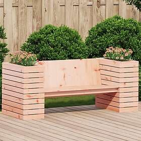 vidaXL Bench with planter 167.5x60x65 cm solid Douglas fir 832546