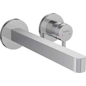 Hansgrohe Finoris 2-hulls Servantbatteri For innbygning, 22,8 cm tut, Krom 76050