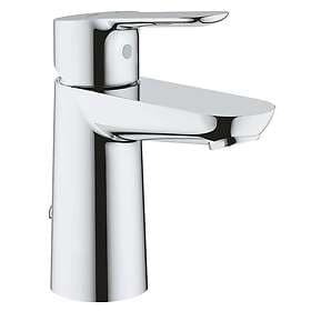 Grohe Bau Edge servantbatteri Liten modell, med kjedefeste, Krom 23329000